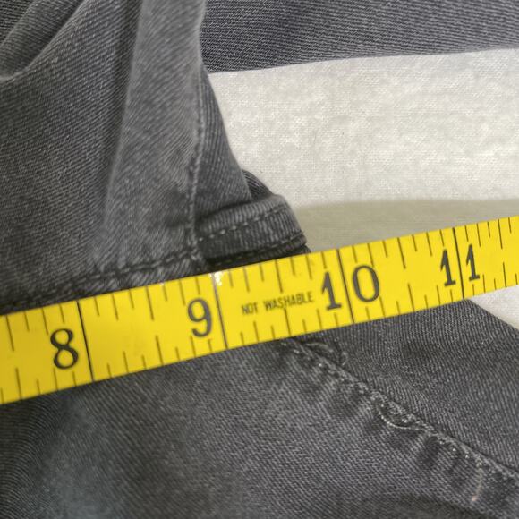 Joe’s Jeans Zipped Super Skinny Jeans 27 Black Stretch Denim Pants Cuffed - Picture 5 of 7